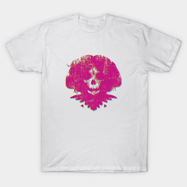 Ghost Face - Pink T-Shirt by RudeOne